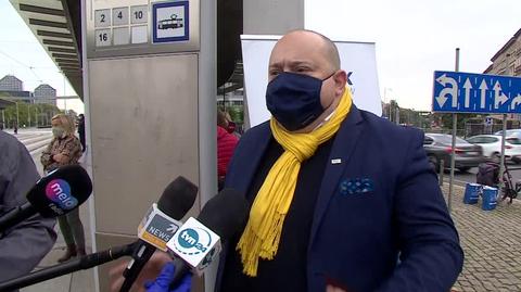 Prezes wrocławskiego MPK o obowiązku zakrywania ust i nosa
