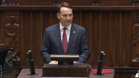 Sikorski: Polska może mieć tylko jedną politykę zagraniczną