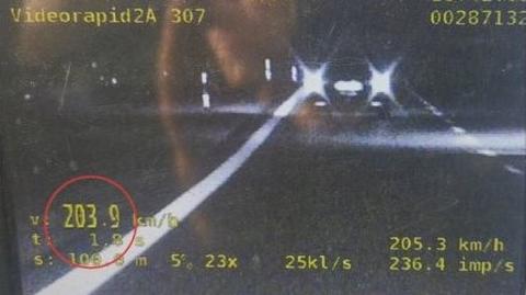 Wrocław: Pędził ponad 200 km/godz. Miał fałszywe prawo jazdy