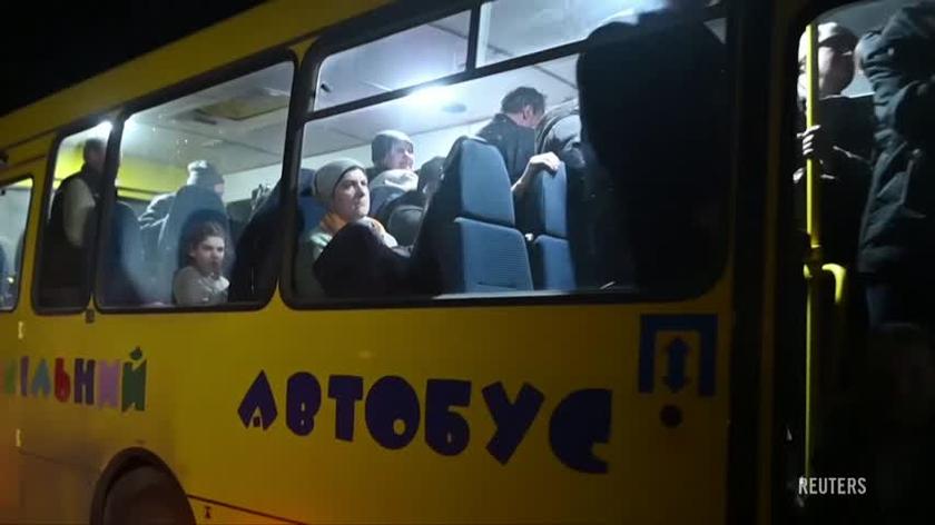Uchodźcy z Mariupola i Melitopola przybywają do Zaporoża