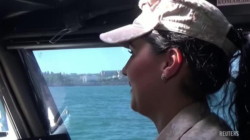 Kobieca załoga kutra patrolowego wypłynęła na Morze Czarne 