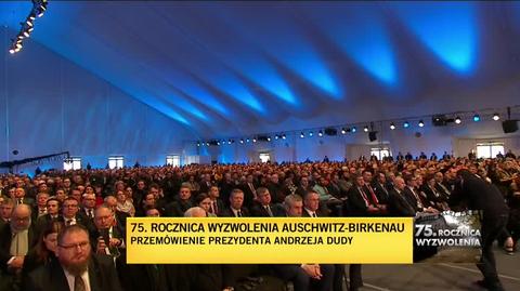 Przemówienie Andrzeja Dudy. 75. rocznica wyzwolenia Auschwitz