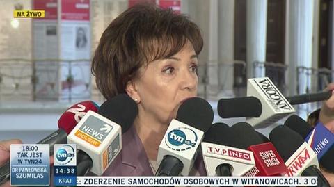 Rzeczniczka PiS Elżbieta Witek o publikacji tygodnika "Polityka"