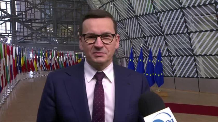 Premier Mateusz Morawiecki o tematach, które zostaną poruszone w czasie szczytu w Brukseli  