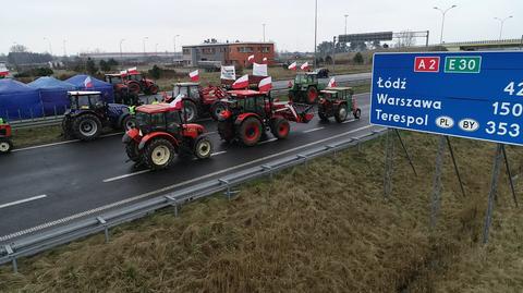 Blokada autostrady A2