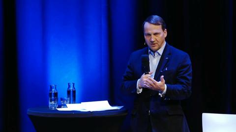 Sikorski: nie ma lepszego miejsca na dyskusję o przyszłości Europy niż Gdańsk 