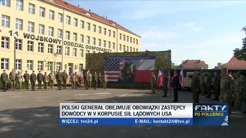 Uroczystość pożegnania generał w Poznaniu