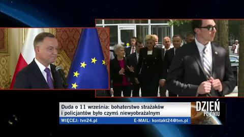 Andrzej Duda: Ameryka ma w sobie tego niezwykłego ducha i zawsze się podnosi