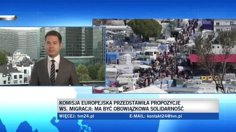 Nowa propozycja KE w sprawie migrantów. Relacja reportera TVN24 z Brukseli