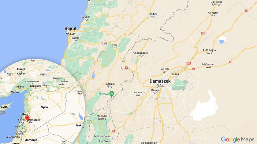 Do ataku miało dojść na przedmieściach syryjskiej stolicy, Damaszku 