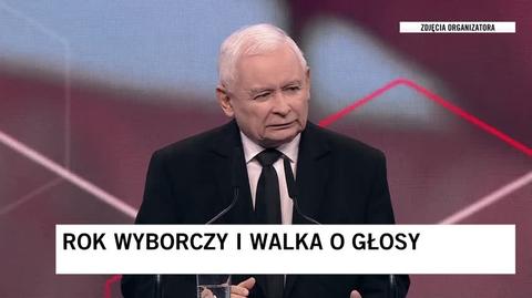 Jarosław Kaczyński o "doganianiu Unii Europejskiej" 