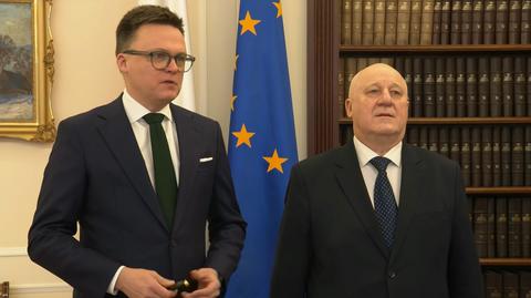 Marszałek Sejmu spotkał się z szefem PKW. Drugi dzień konsultacji w sprawie Kamińskiego i Wąsika