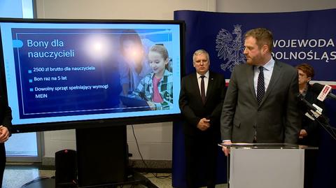 Minister cyfryzacji Janusz Cieszyński o programie laptopów dla uczniów i nauczycieli (wypowiedź z kwietnia 2023 roku)