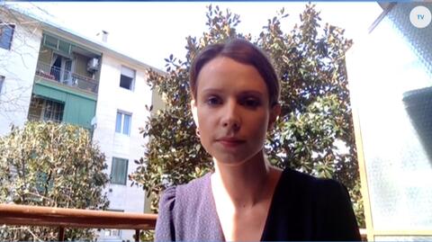 Dziennikarka TVN24 Justyna Sieklucka z Mediolanu o najnowszych doniesieniach w sprawie koronawirusa