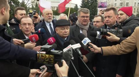 Jarosław Kaczyński o "piśmie" od Straży Marszałkowskiej