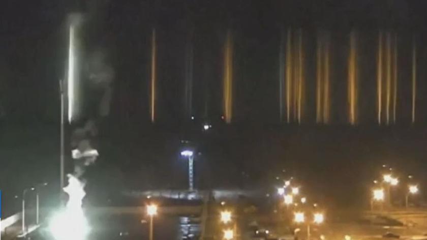 Pożar w elektrowni atomowej w Zaporożu