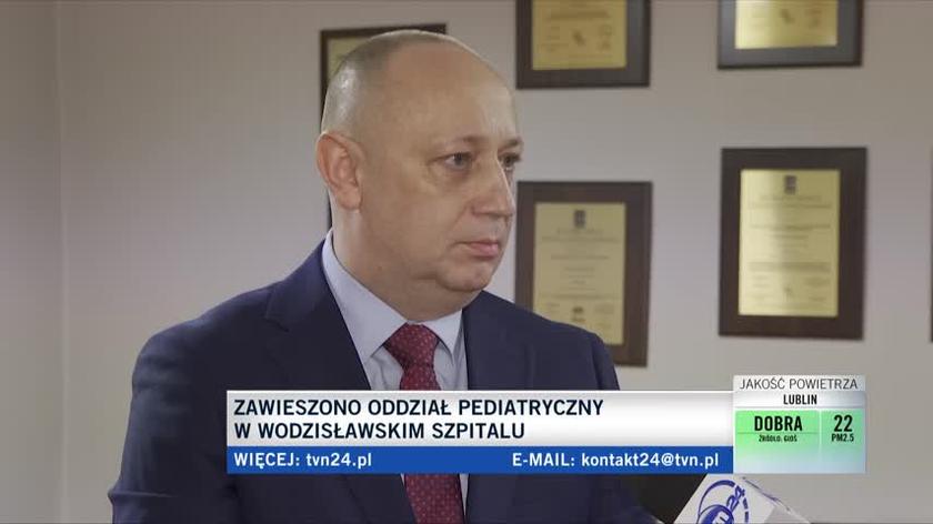 Wodzisław Śląski. Dyrektor szpitala o trudnej sytuacji na oddziale pediatrycznym