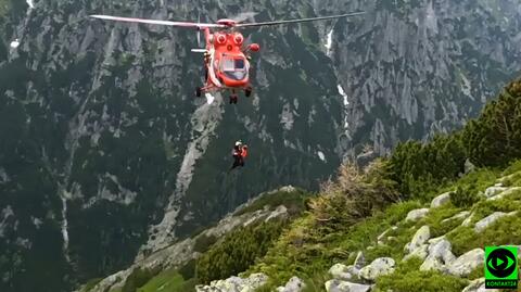 Akcja ratunkowa w Tatrach