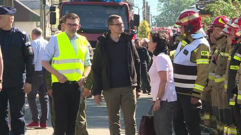 Premier Mateusz Morawiecki odwiedził Nową Białą, gdzie w sobotę doszło do ogromnego pożaru