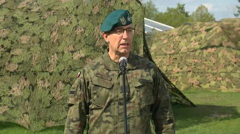 Całe oświadczenie generała broni Tomasza Piotrowskiego w sprawie szczątek obiektu wojskowego pod Bydgoszczą