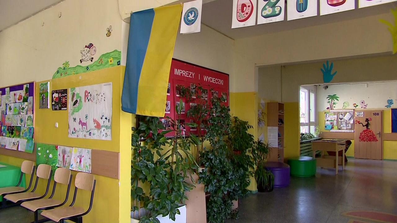 Ukraińskie dzieci uczą się już w polskich szkołach.  