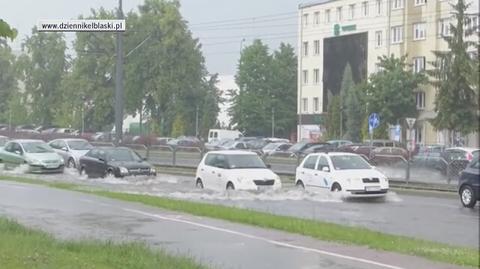 Zalane ulice w Elblągu