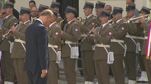 President Duda during the ceremony of appointing generals