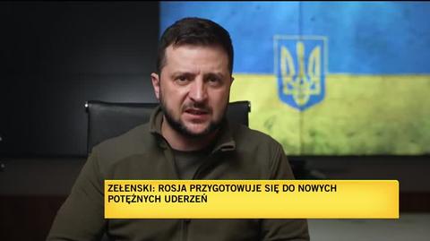 Zełenski: celem Rosji jest opanowanie całej wschodniej i południowej Ukrainy