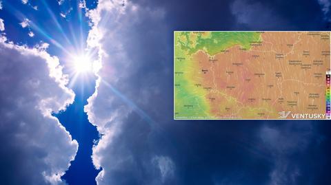 Prognozowana temperatura w dniach 21-25.07