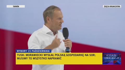 Tusk: brak podatku dochodowego od emerytur do 5 tysięcy złotych, dla pozostałych emerytów - "wyraźnie niższy" podatek