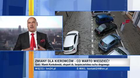 Konkolewski o jeździe bez ważnych okresowych badań technicznych (nagranie 09.09.2020)