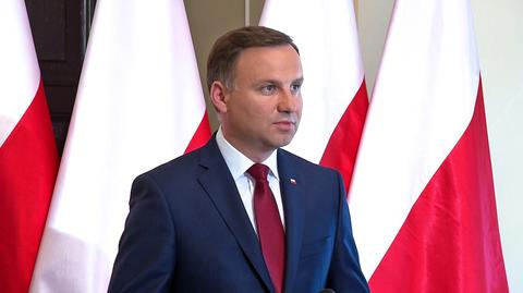 Duda: to nie mieści się w standardach demokratycznego państwa 