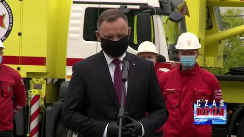 Andrzej Duda podziękował ratownikom górniczym za ich służbę