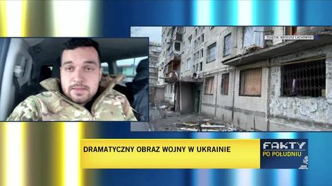 Mateusz Lachowski o sytuacji w wyzwolonych miastach wokół Kijowa, reakcjach żołnierzy i ludności cywilnej