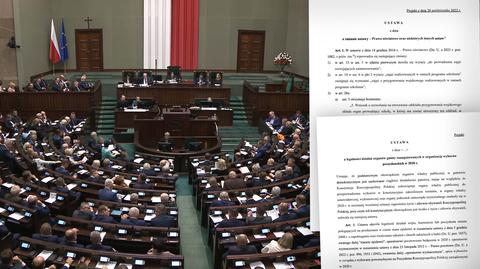 Dwa projekty PiS niespodziewanie w Sejmie. Jeden dotyczy wyborów kopertowych, drugi - ustawy oświatowej