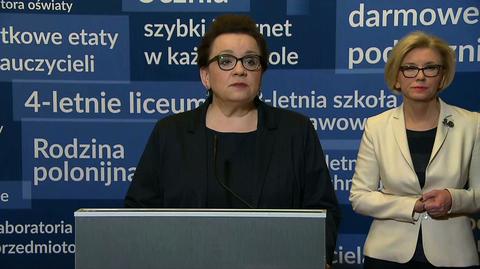 Minister Zalewska o podwyżkach dla nauczycieli 