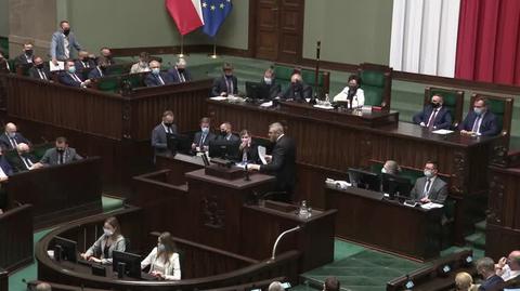 Kłótnia między Grzegorzem Braunem a marszałek Sejmu Elżbietą Witek