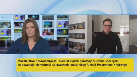Maciej Duda, dziennikarz "Superwizjera" TVN, o sprawie prokuratora Dariusza Barskiego