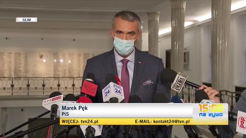 Marek Pęk po spotkaniu z marszałek Sejmu w sprawie epidemii COVID-19