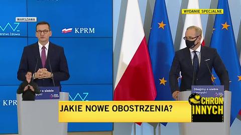 Premier: strefa żółta rozszerzona na cały kraj 