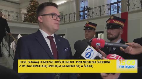 Szymon Hołownia o przyszłości Funduszu Kościelnego