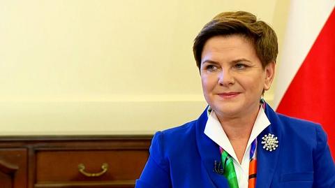 Premier Beata Szydło w programie "Kawa na ławę"