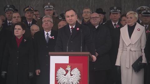 Całe przemówienie prezydenta przed Grobem Nieznanego Żołnierza