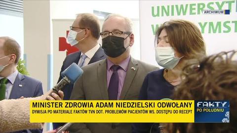 Pisula o dymisji Niedzielskiego: stało się coś dobrego dla polskiego pacjenta, dla polskiego obywatela