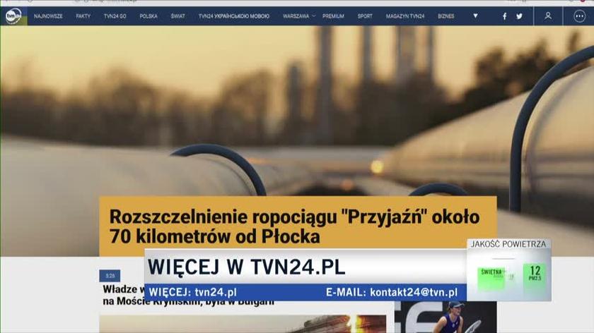 "Udało się nam dotrzeć do źródła wycieku"