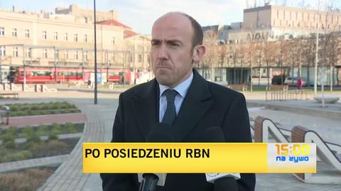 Borys Budka po wideokonferencji RBN