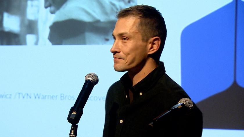 Konrad Borusiewicz otrzymał Wyróżnienie Honorowe za reportaż "Ruski mir" na Festiwalu Mediów Człowiek w Zagrożeniu
