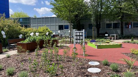 Przy Uniwersyteckim Szpitalu Dziecięcym w Krakowie otwarto Ogród Sensoryczny dla dzieci