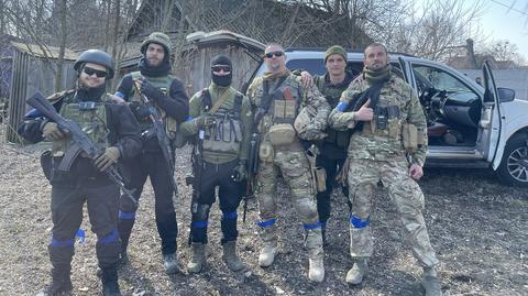 Amerykański weteran wojny w Iraku James Vasquez walczy w Ukrainie 