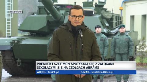 Premier: chcemy umacniać obecność wojska na wschód od Wisły